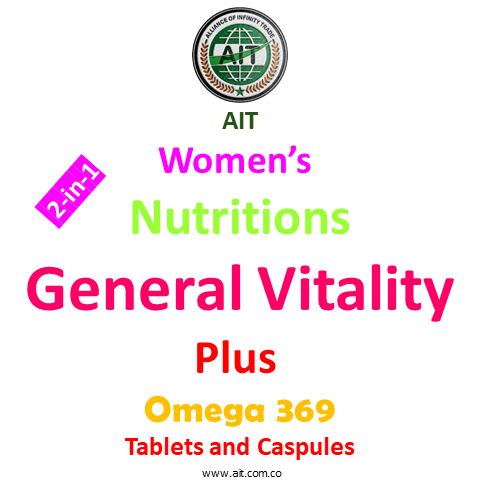 AIT Women’s Nutritions  General Vitality Plus Omega 369 2-in-1