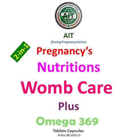 AIT Pregnancy’s Nutritions Womb Care Plus Omega 369 2-in-1  Tablets & Capsules	(During Pregnancy Series)